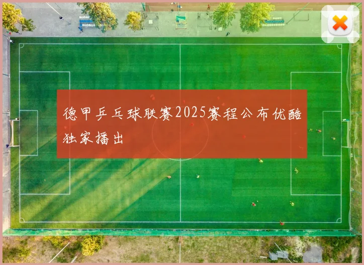 德甲乒乓球联赛2025赛程公布优酷独家播出